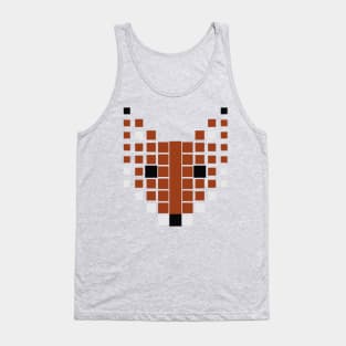 Fox head square pattern Tank Top